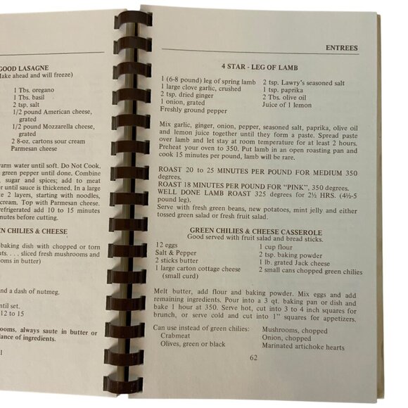 Vintage Collectibles II Cookbook Gathered by Mary Pittman 1985 Spiral Bound - Picture 8 of 11